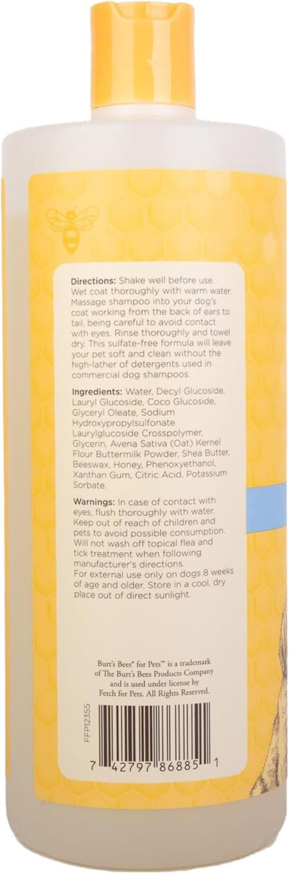 Tearless Puppy Shampoo with Buttermilk, 95% Natural Origin Formulas, Shampoo for Puppies - Gentle Dog and Puppy Shampoo Tear Free, Best Puppy Shampoo Tearless, 32 Oz