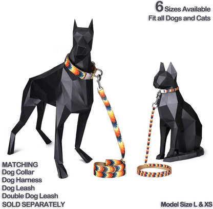 Pet Supplies Aztec Tribal Cat & Dog Collar, Leash & Harness Set - XS to Large